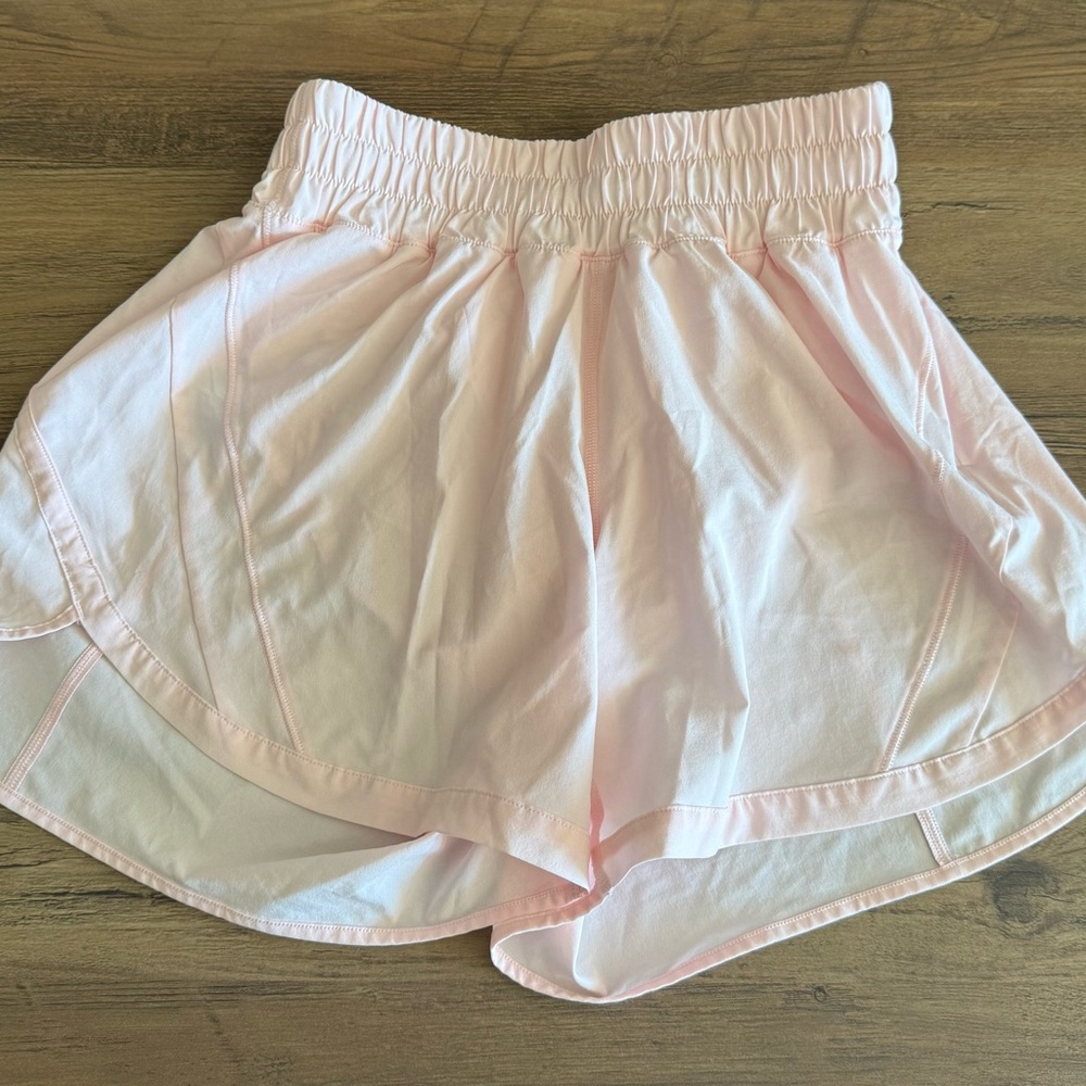 Lululemon Athletica Light Pink Athletic Shorts